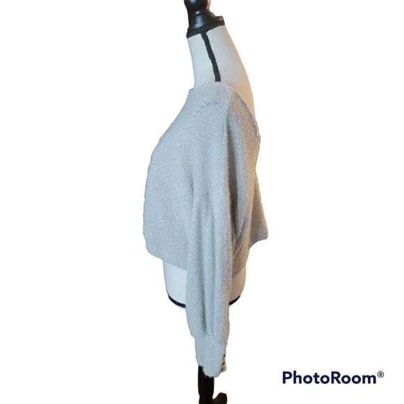 Project Social T Cropped Sweater with Balloon Sleeves. NWT. Size M. - Picture 3 of 9